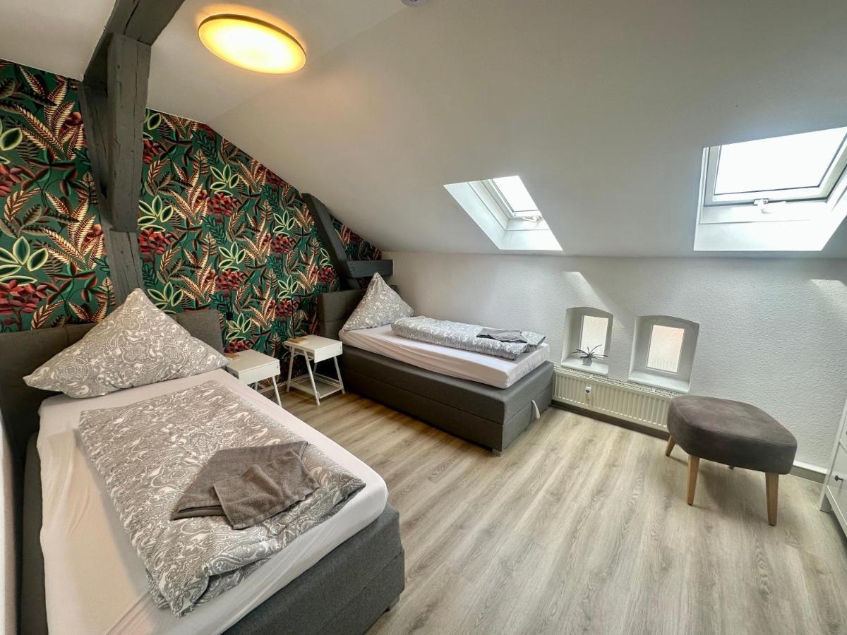 Apartment Zum Bunten Schmetterling Inkl. Parkplatz Erfurt Ngoại thất bức ảnh