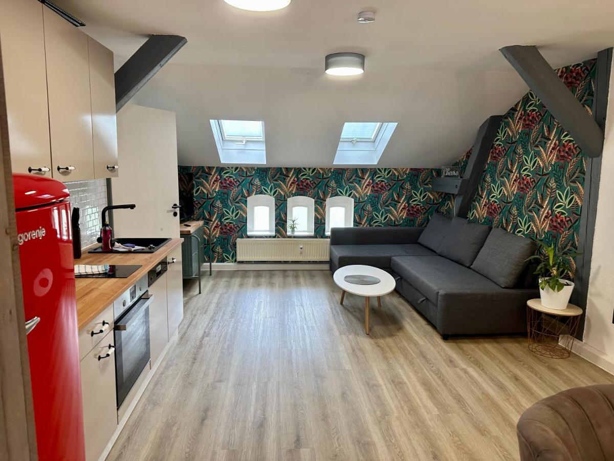 Apartment Zum Bunten Schmetterling Inkl. Parkplatz Erfurt Ngoại thất bức ảnh